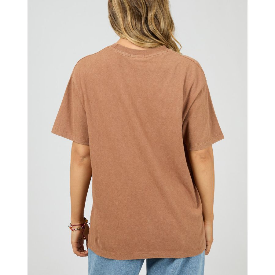 NAHLA RELAXED TEE - CINNAMON