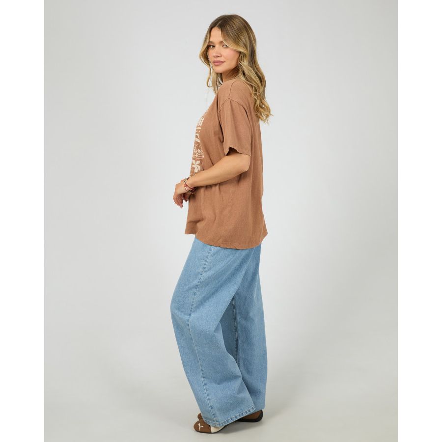 NAHLA RELAXED TEE - CINNAMON