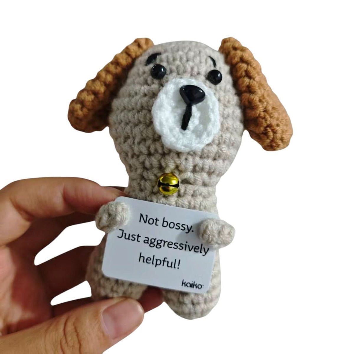 Not Bossy, Just Aggressively Helpful Dog Crochet Plush - image 4