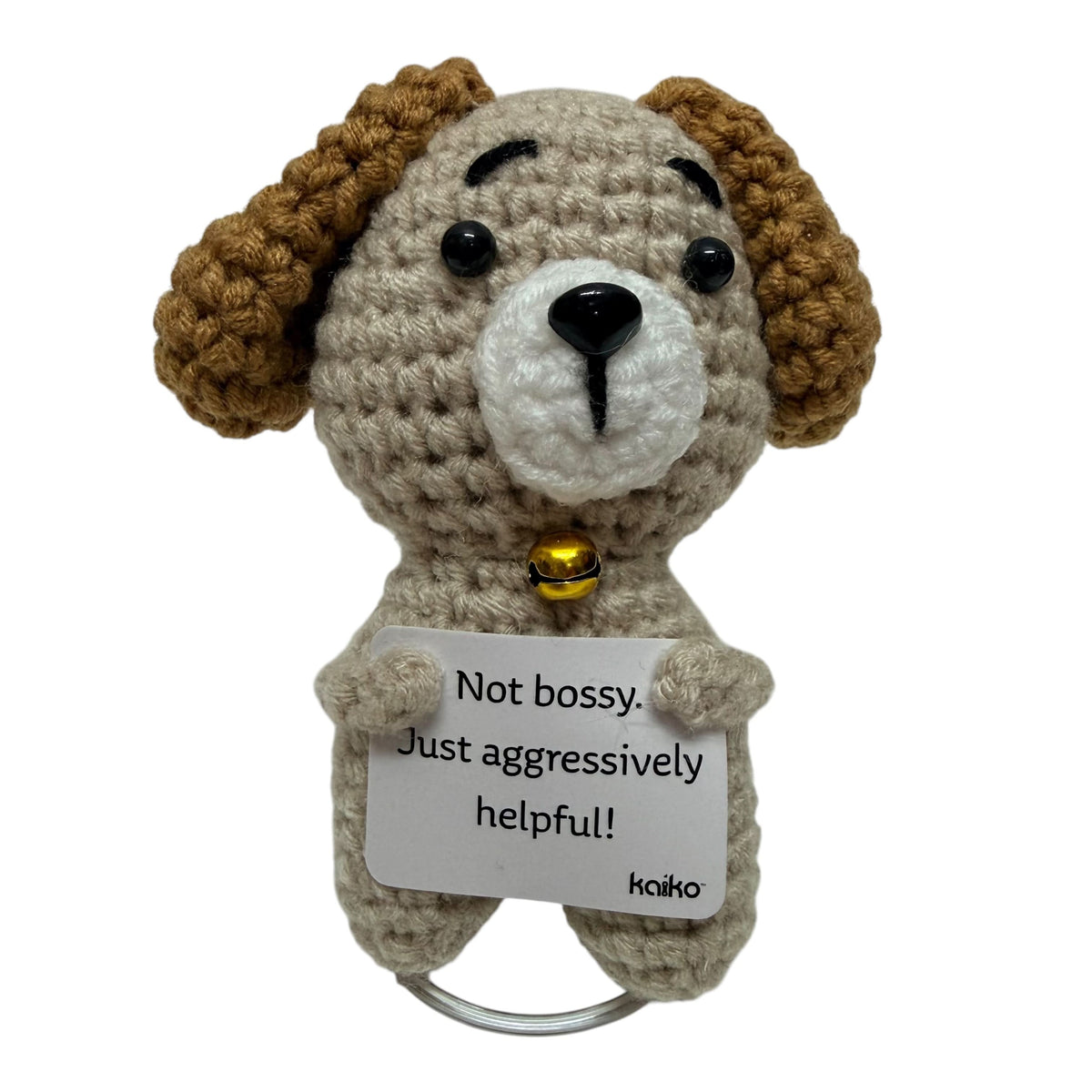 Not Bossy, Just Aggressively Helpful Dog Crochet Plush - image 2
