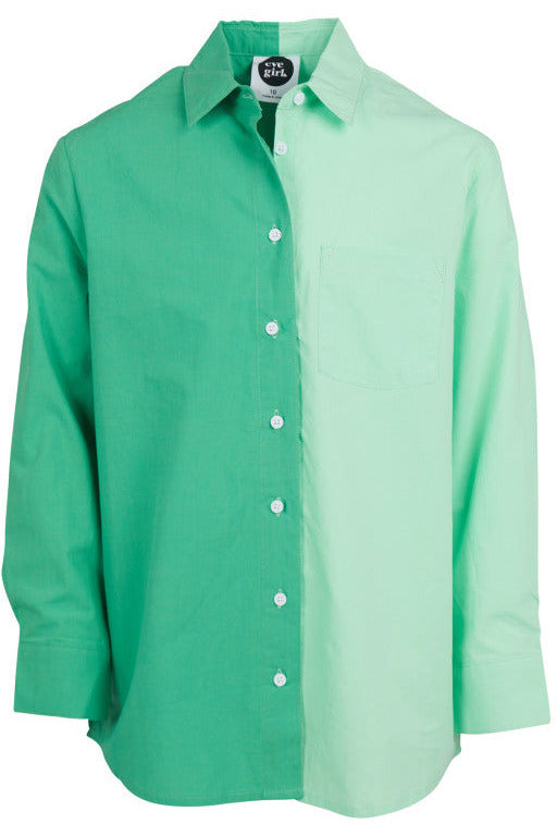 ORCHID SHIRT GREEN - TWEEN