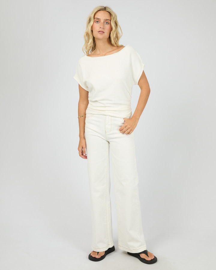 ORLA OFF THE SHOULDER TOP - VINTAGE WHITE