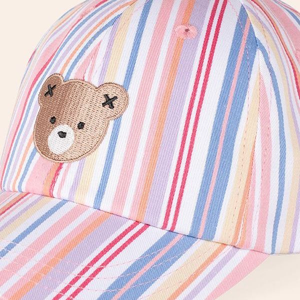 Pastel Stripe Huxbear Cap