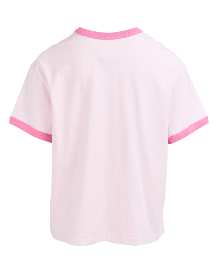 PEGASUS RINGER TEE - PALE PINK