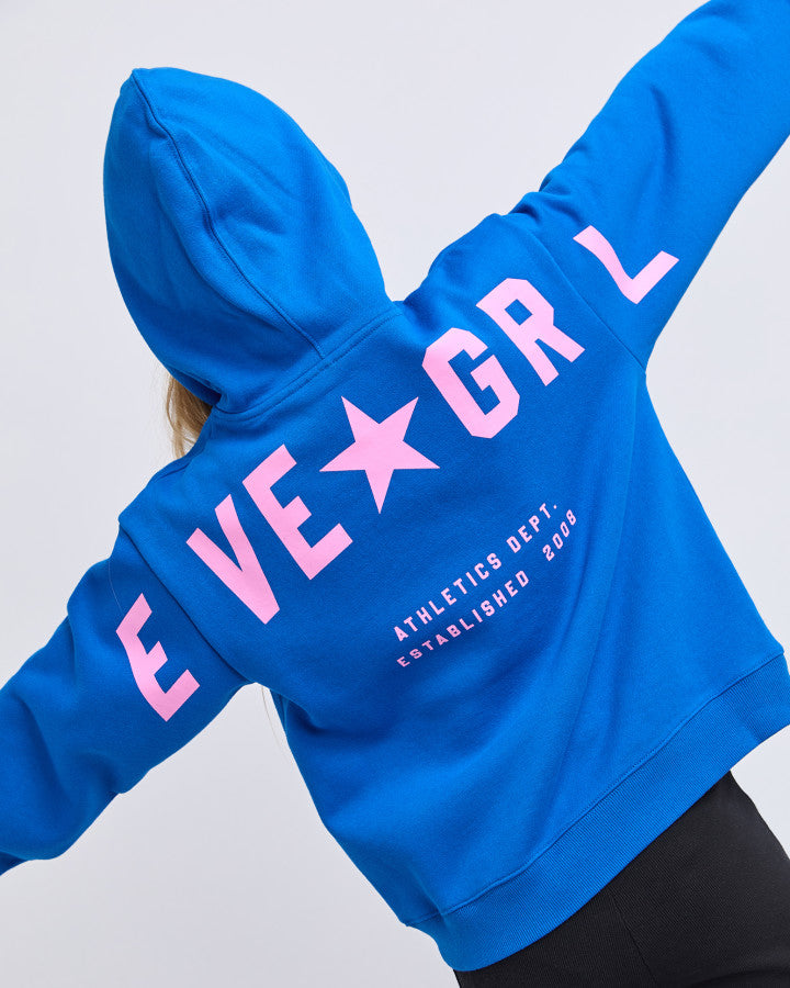 PERFORMANCE HOODIE BLUE - TWEEN