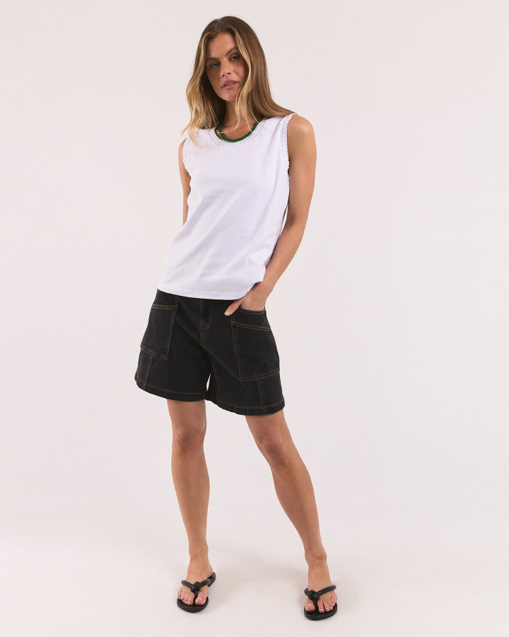 Petra Tank - White