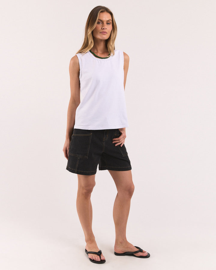 Petra Tank - White
