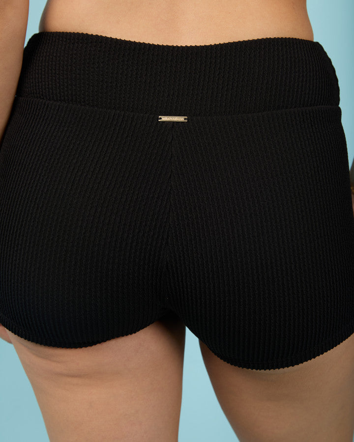 PHOENIX RIB BOY LEG PANT - BLACK