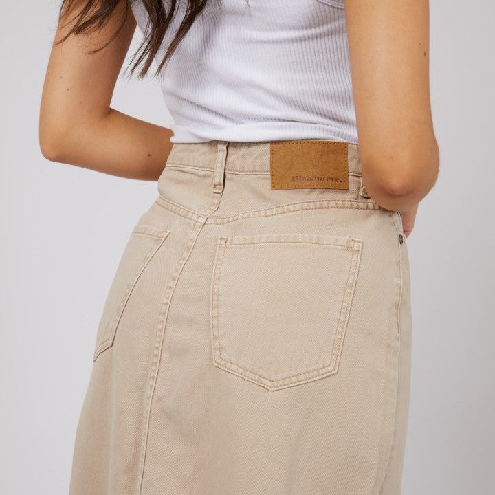 PIA MAXI SKIRT - BEIGE