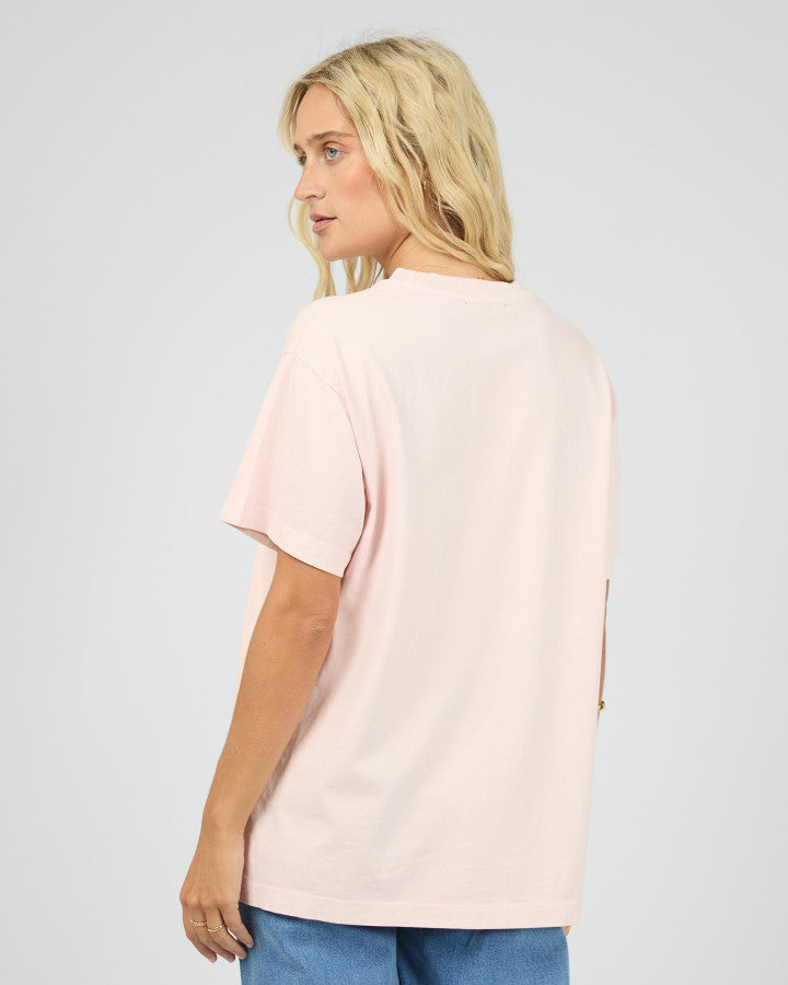 PROVENCE RELAXED TEE - PALE PINK