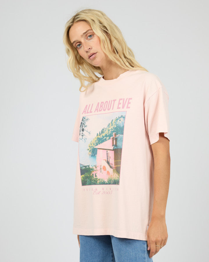 PROVENCE RELAXED TEE - PALE PINK