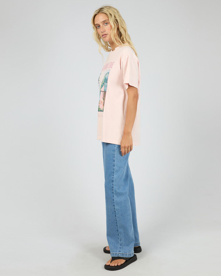 PROVENCE RELAXED TEE - PALE PINK
