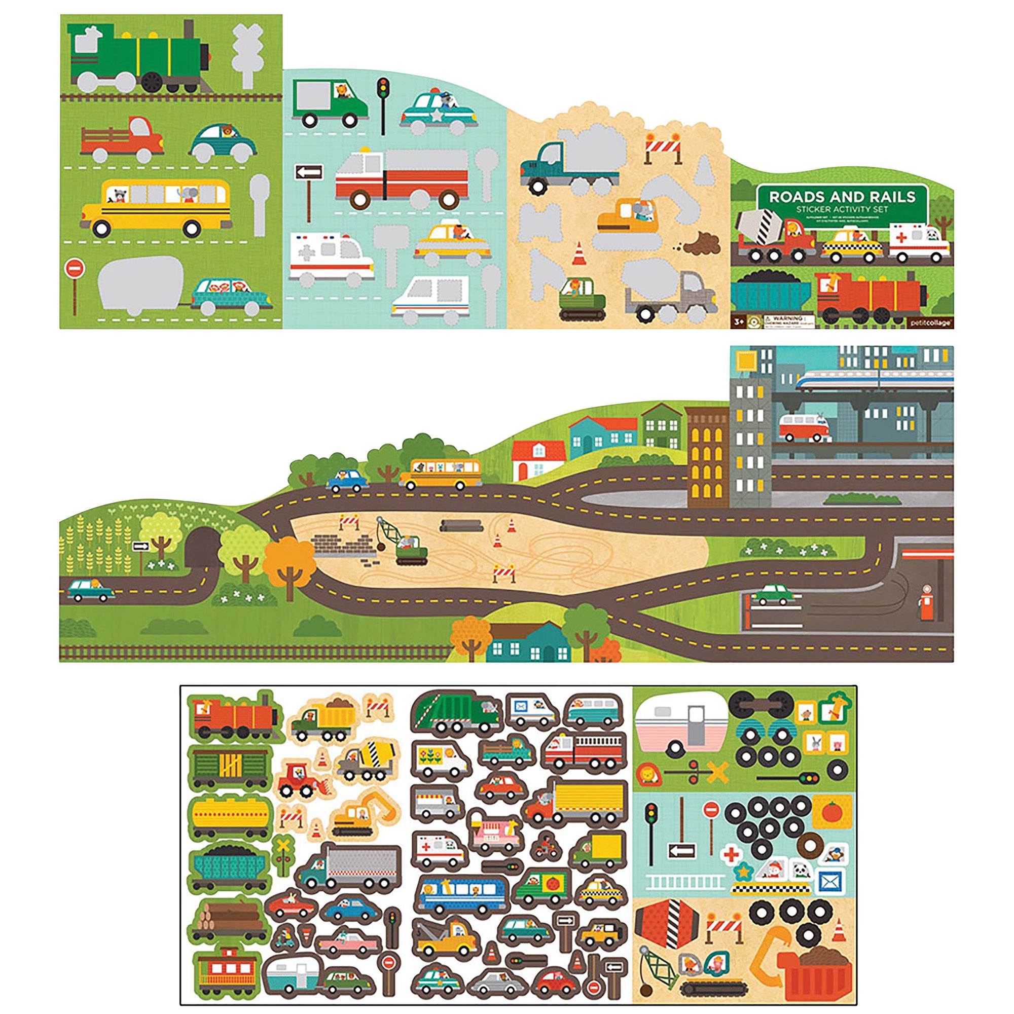 Sticker Activity Set ­ Roads + Rail