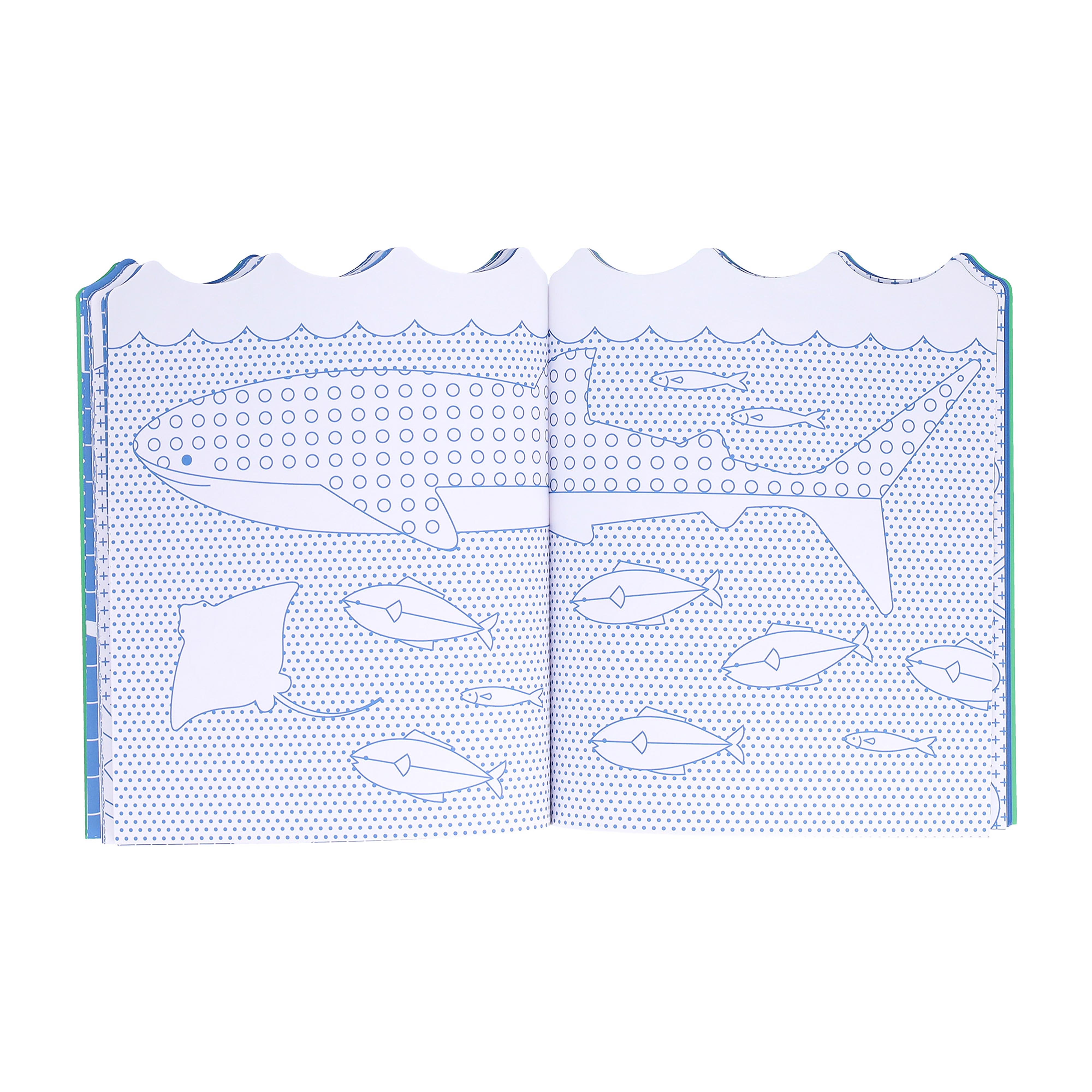 Ocean - Colouring Book + Stickers