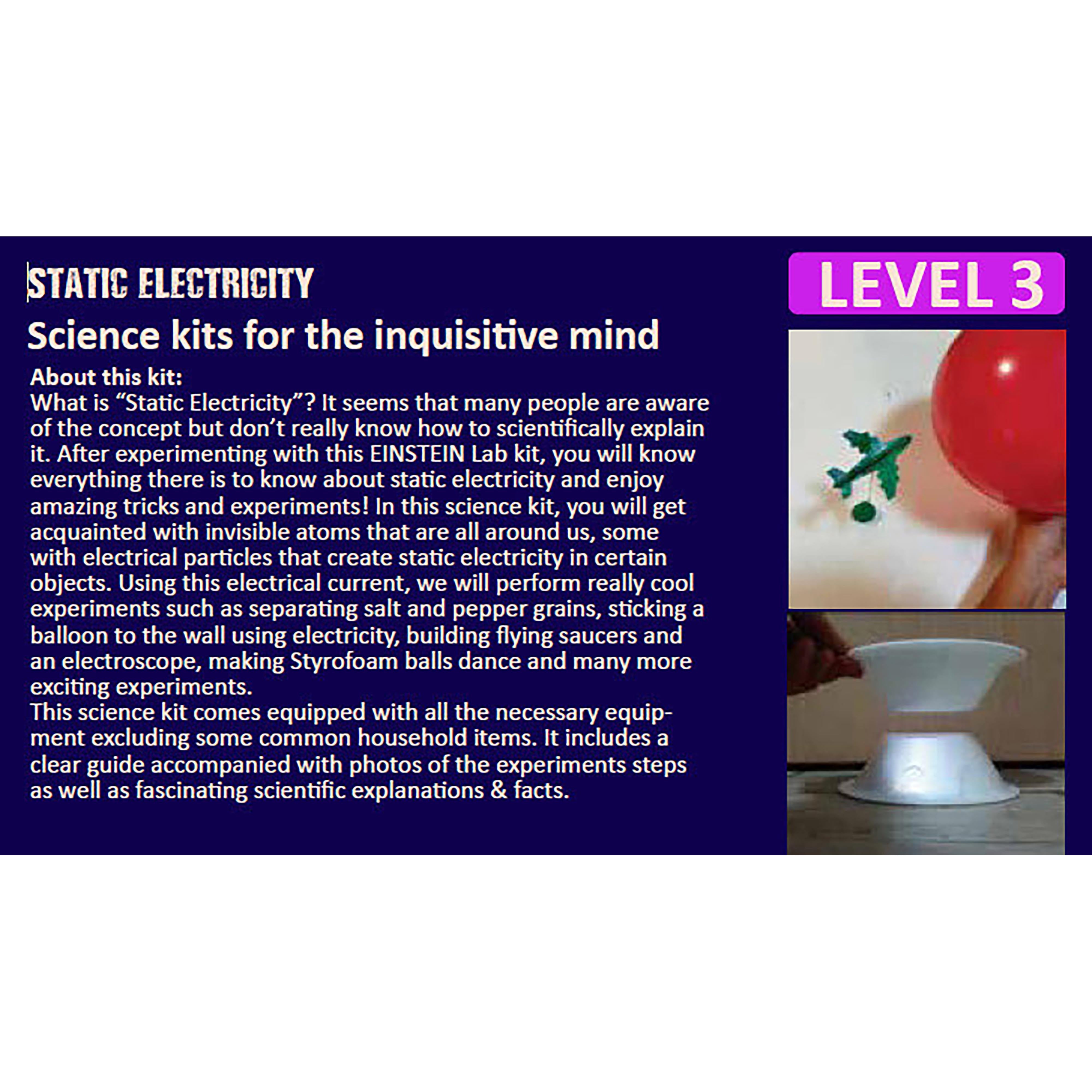 The Purple Cow - Einstein Static Electricity - Science Kit