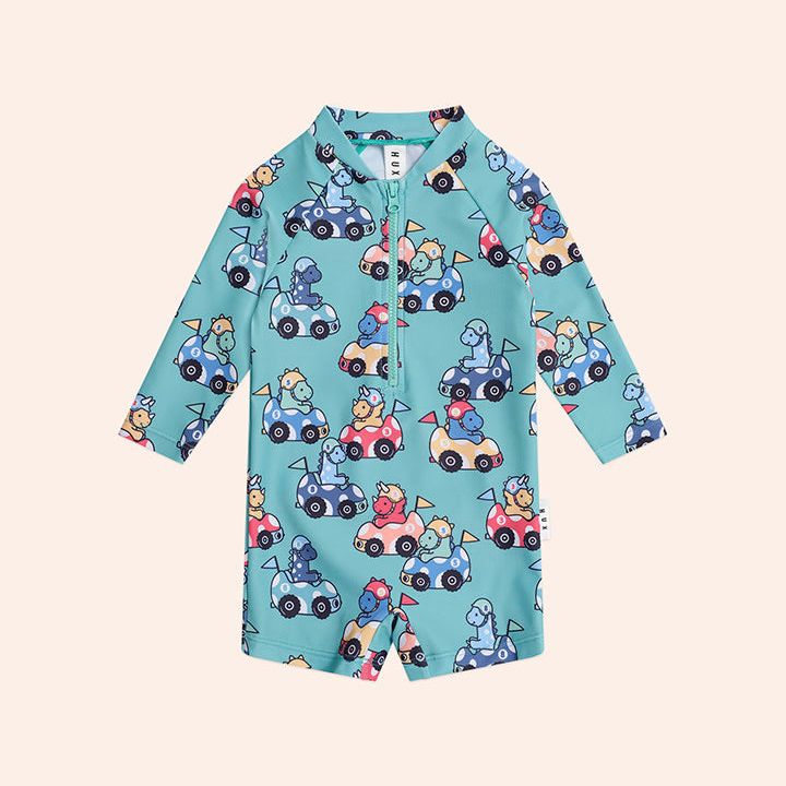Racer Dino Swimsuit Shortie