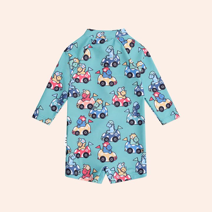 Racer Dino Swimsuit Shortie