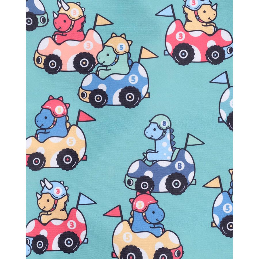 Racer Dino Swimsuit Shortie
