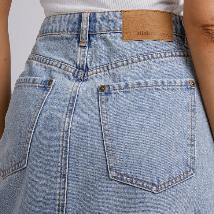 RAY MAXI SKIRT - LIGHT BLUE