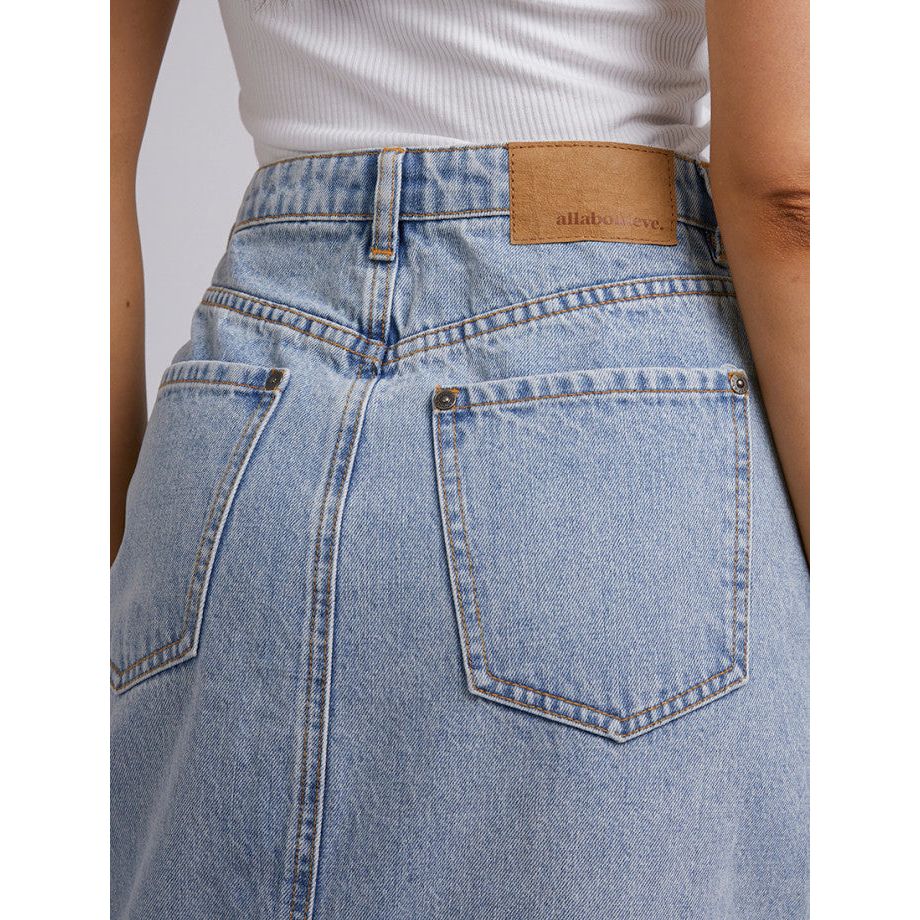RAY MAXI SKIRT - LIGHT BLUE