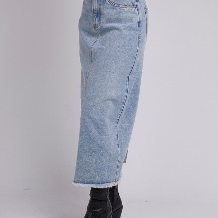 RAY MAXI SKIRT - LIGHT BLUE