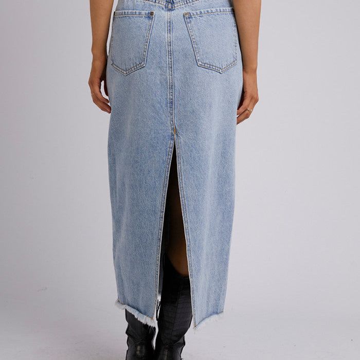RAY MAXI SKIRT - LIGHT BLUE
