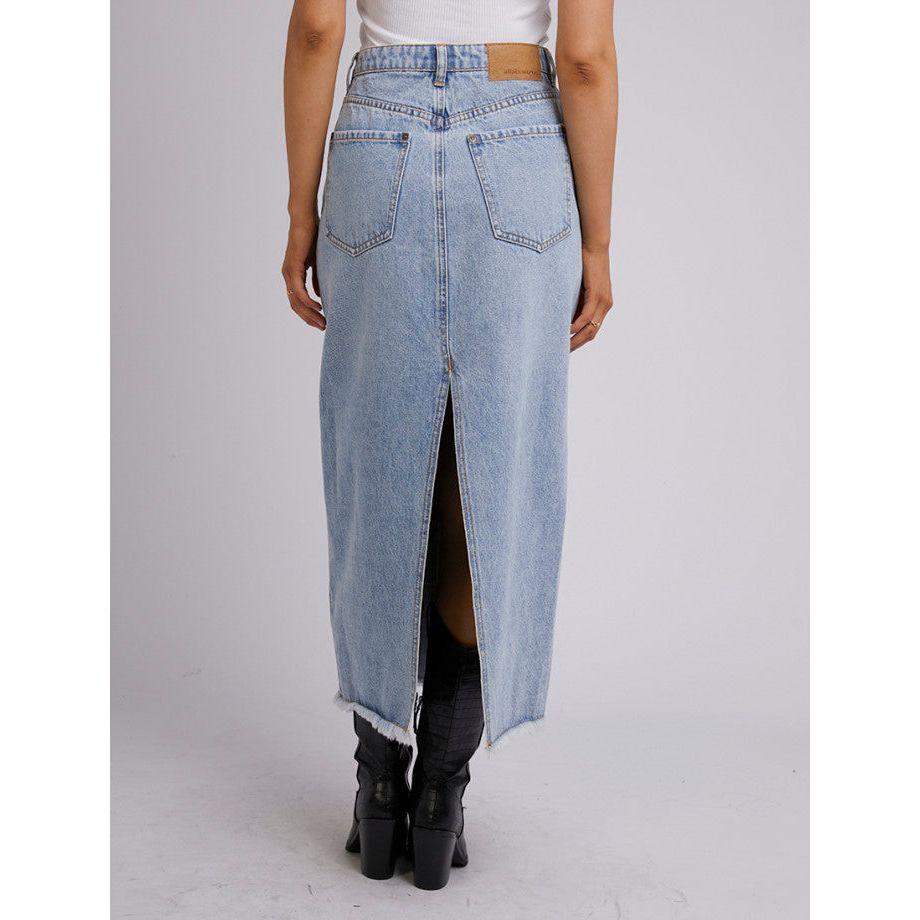 RAY MAXI SKIRT - LIGHT BLUE