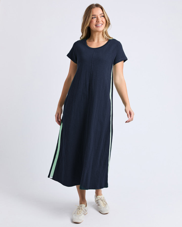 RECOVERY DRESS - NAVY/MINT