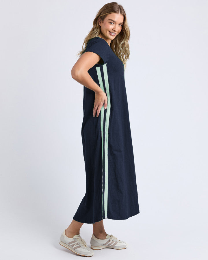 RECOVERY DRESS - NAVY/MINT