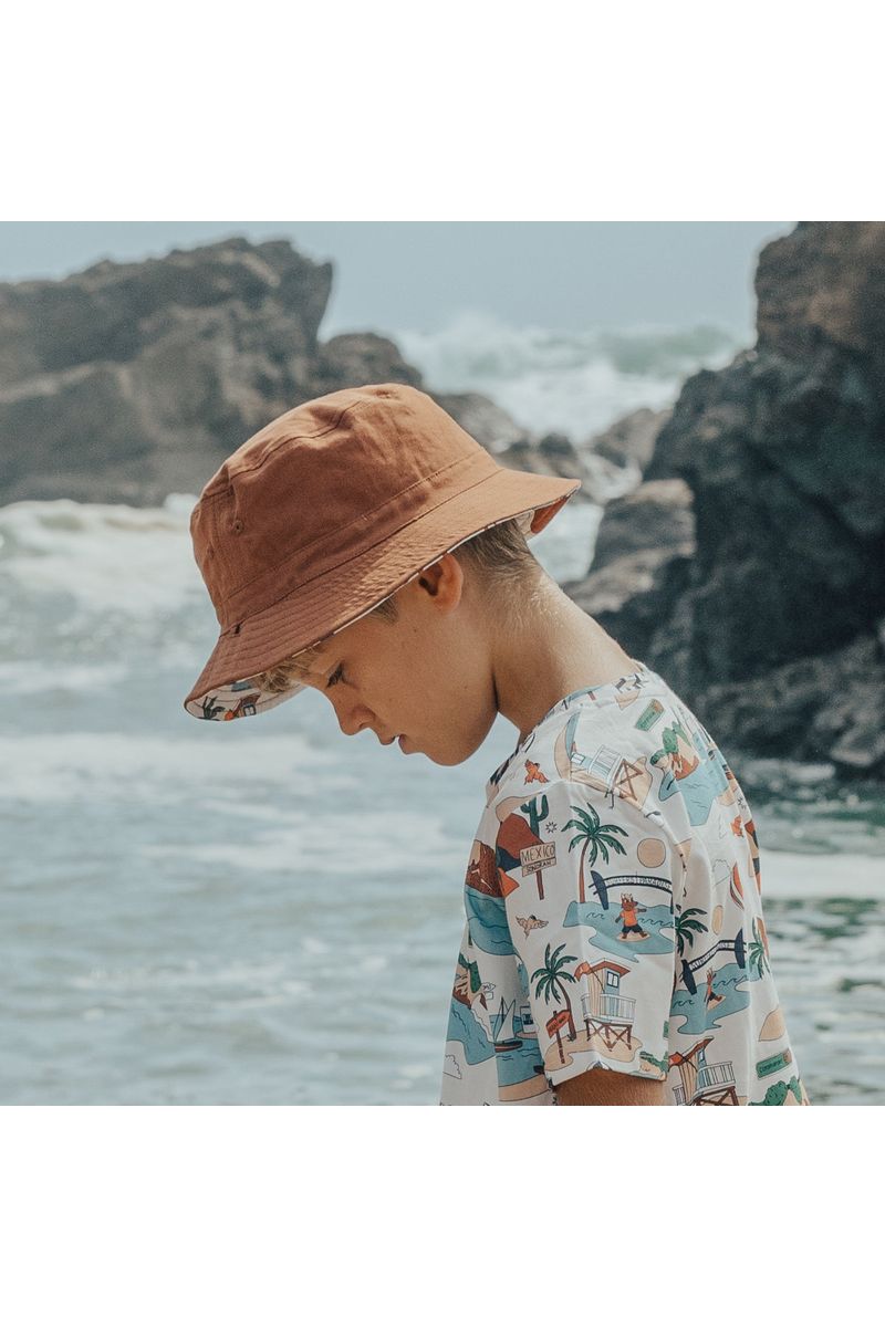 REVERSIBLE BUCKET HAT Paradise