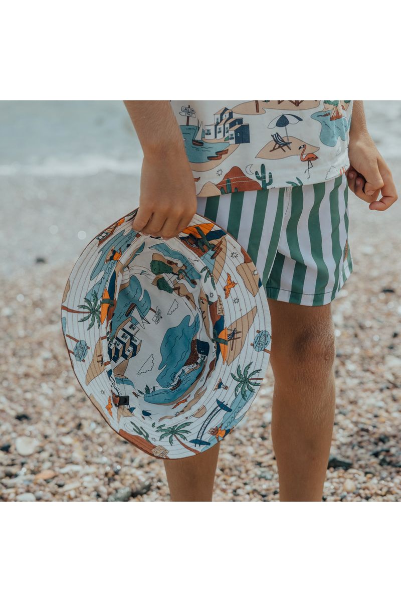 REVERSIBLE BUCKET HAT Paradise