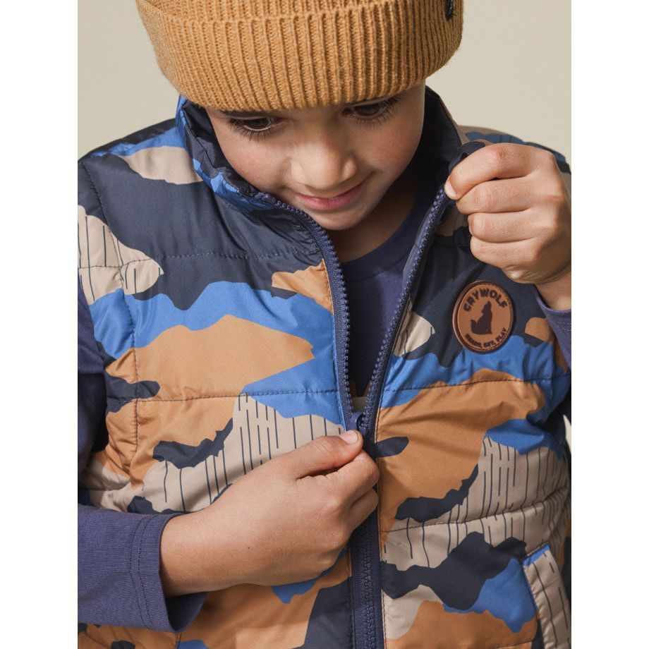 REVERSIBLE VEST - Camo Mountain