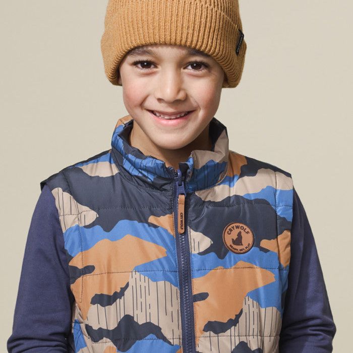 REVERSIBLE VEST - Camo Mountain