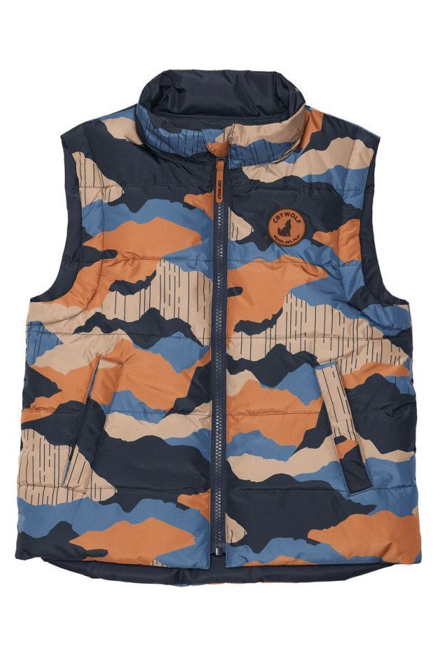 REVERSIBLE VEST - Camo Mountain