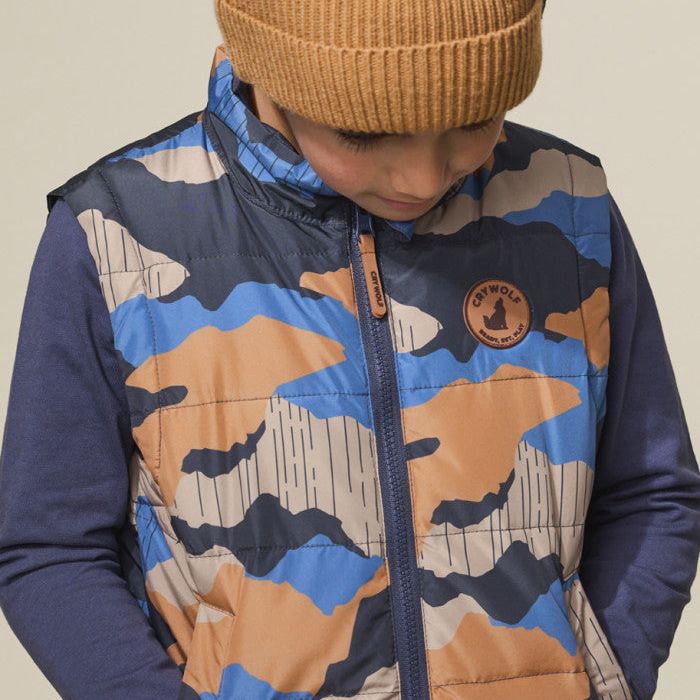 REVERSIBLE VEST - Camo Mountain
