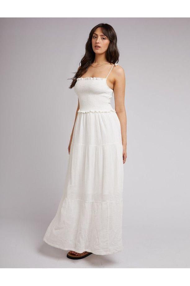 ROWIE MAXI DRESS - VINTAGE WHITE