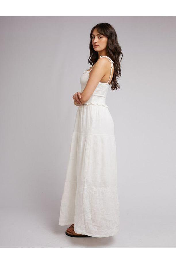 ROWIE MAXI DRESS - VINTAGE WHITE