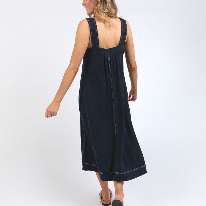 SAGE DRESS - NAVY