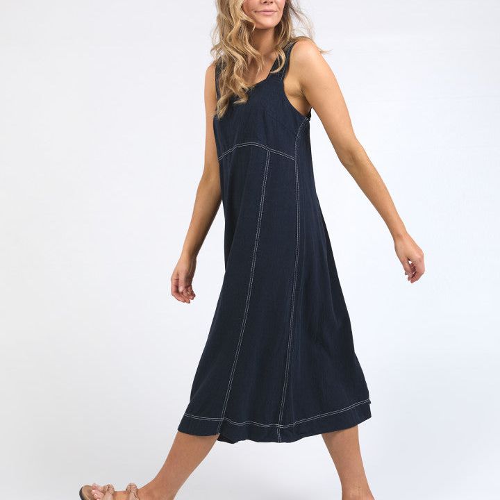 SAGE DRESS - NAVY