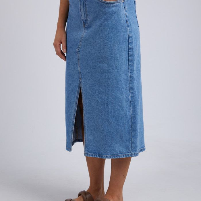 SCOUT MIDI SKIRT - LIGHT BLUE