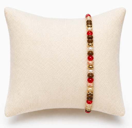 Bea Bracelet - Red/Gold