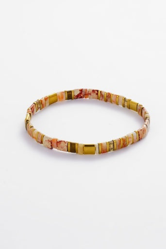 Tile bracelet - Rose