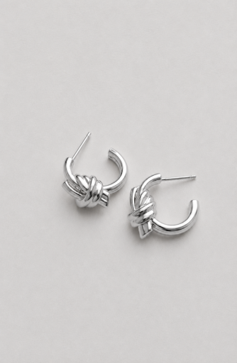 Edie Hoop - Silver