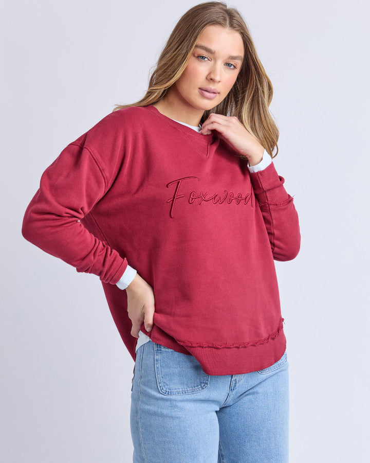 SIGNATURE CREW - RHUBARB RED