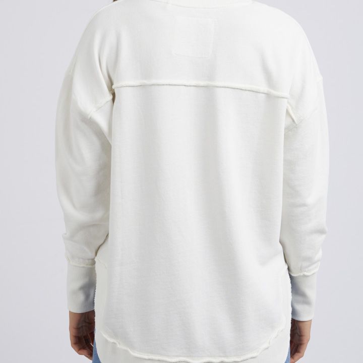 SIMPLIFIED CREW - ECRU