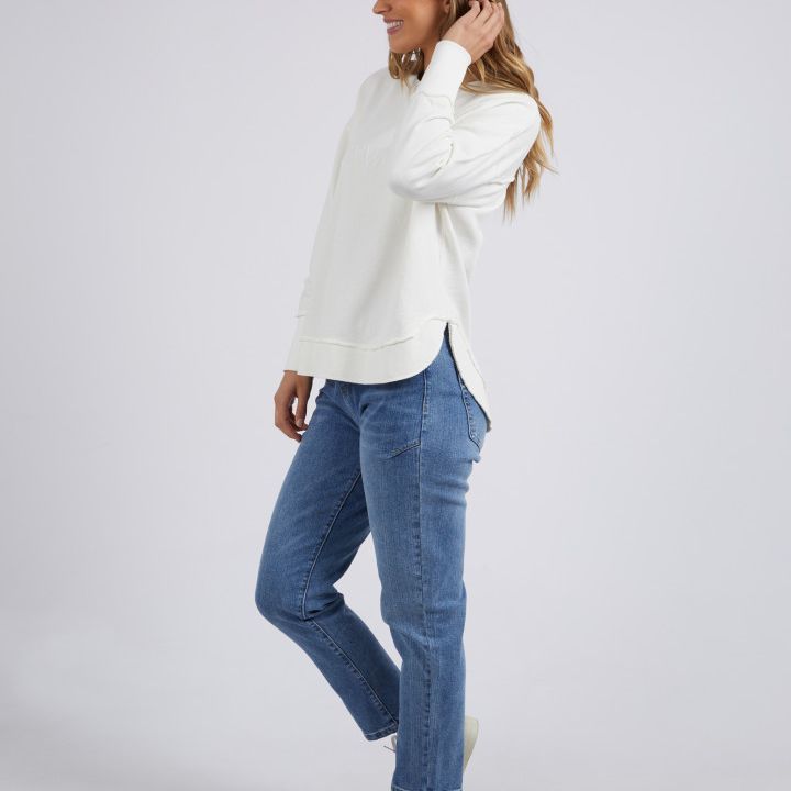 SIMPLIFIED CREW - ECRU