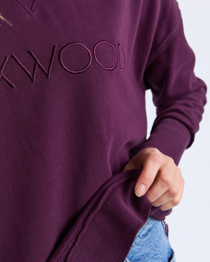 SIMPLIFIED CREW - PLUM