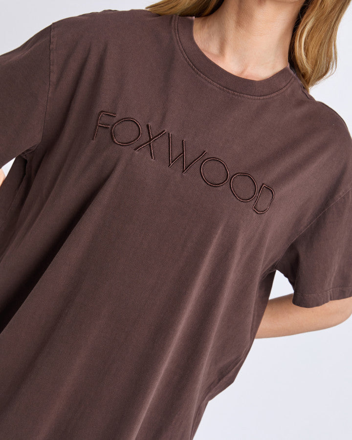 Simplified Tee Dress - Coffee