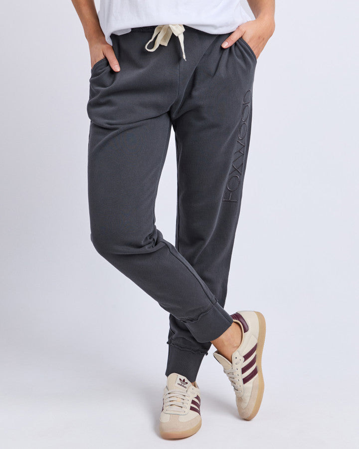 SIMPLIFIED TRACK PANT - DARK CHARCOAL