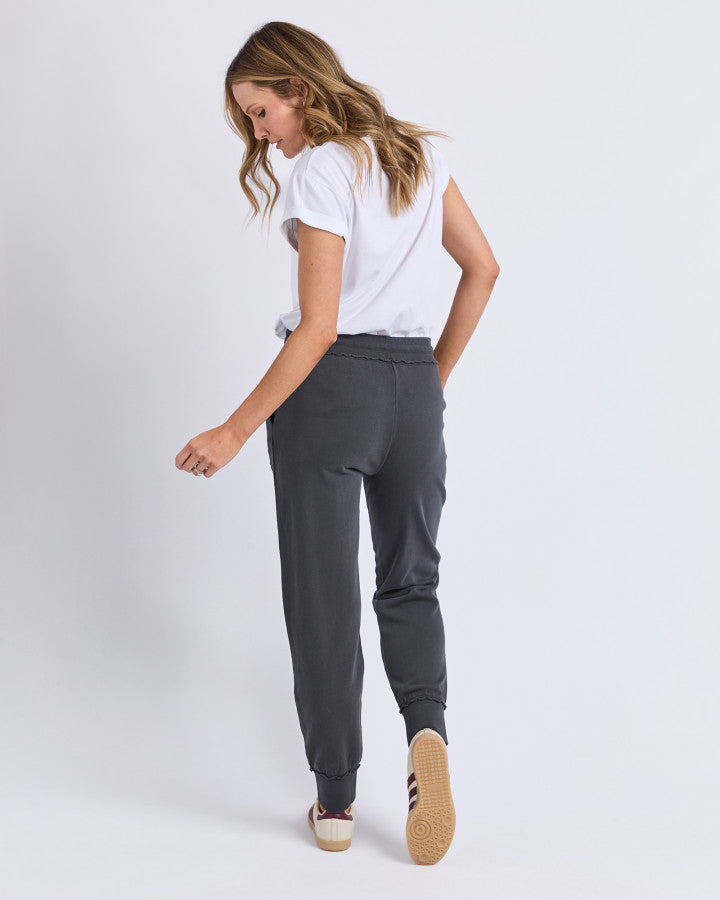 SIMPLIFIED TRACK PANT - DARK CHARCOAL